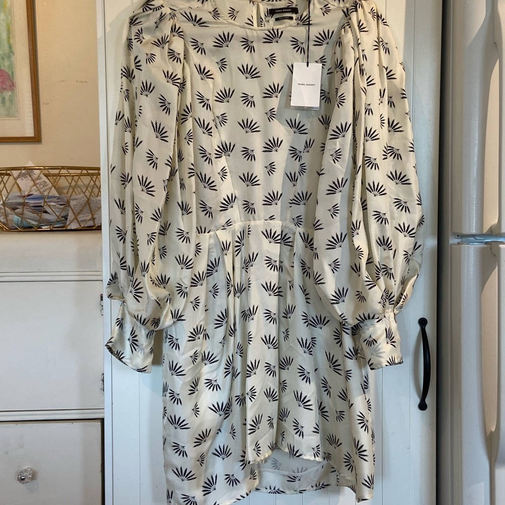 ♥️ 5X HOST PICK ♥️ ISABEL MARANT “Reone” Silk Dress - Picture 2 of 16